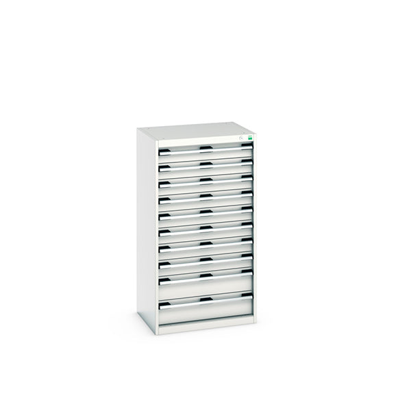 Cubio 10 Drawer Cabinet Gray